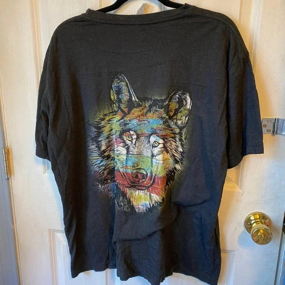 Graphic Tee Wolf’s Head Unisex Adult Size XL - Picture 5 of 5
